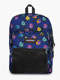 flower blur navy