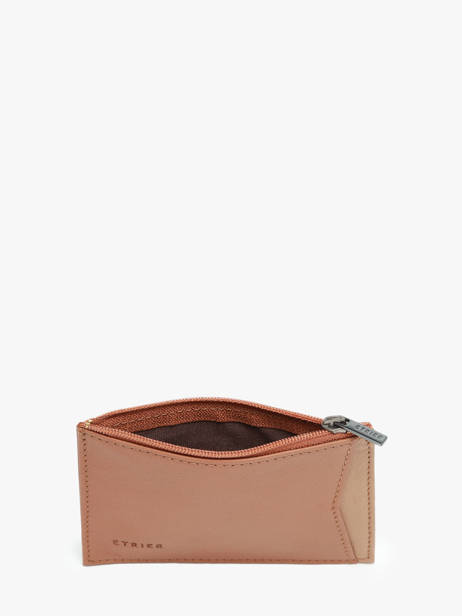 Porte-cartes Porte-monnaie Cadence Cuir Etrier Marron cadence ECAD5012 vue secondaire 1