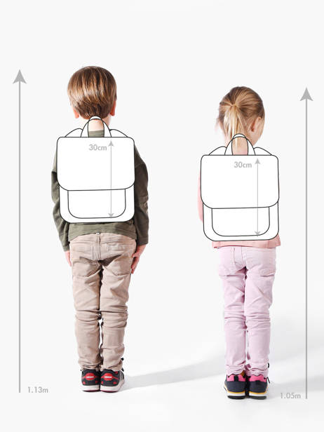 Mini Sac à Dos Miniprix Rose animal 88 vue secondaire 1