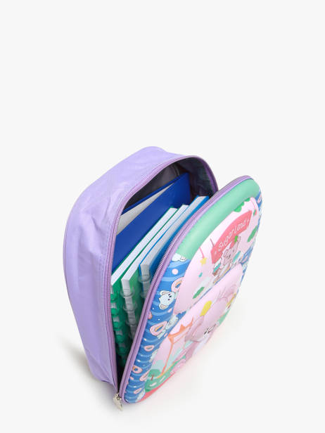 Mini Sac à Dos Miniprix Rose animal 88 vue secondaire 3