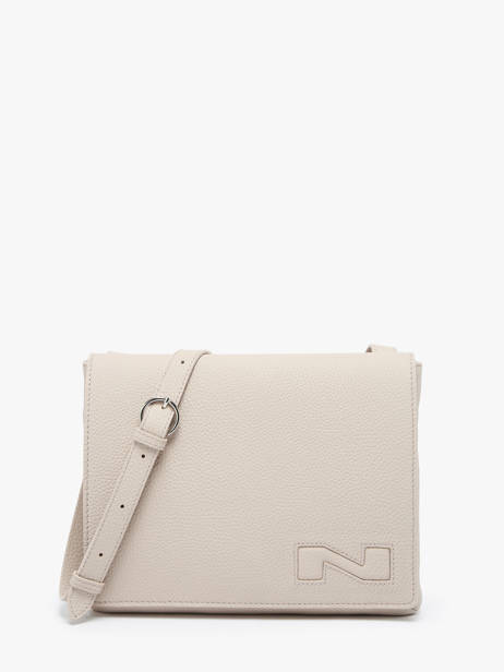 Sac Bandoulière Brugge Cuir Nathan baume Beige n city 2