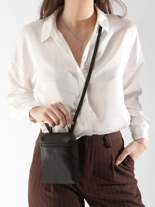 Longchamp Le pliage xtra Sacs porté travers Noir