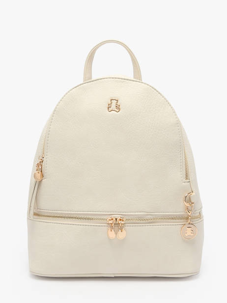 Sac à Dos Lulu castagnette Beige zip WILLO