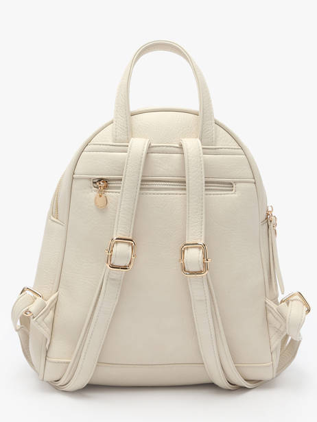 Sac à Dos Lulu castagnette Beige zip WILLO vue secondaire 4