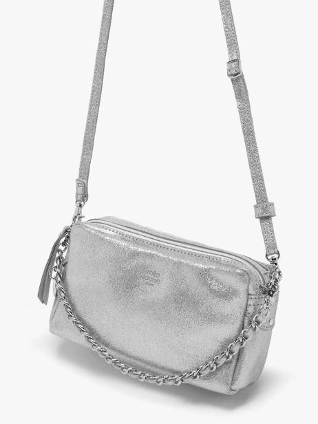 Sac Mama Xs Cuir Mila louise Argent vintage 23673XSX vue secondaire 2