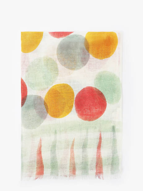 Foulard Círculo En Lin 100x100cm Biba Multicolore accessoires RI273A