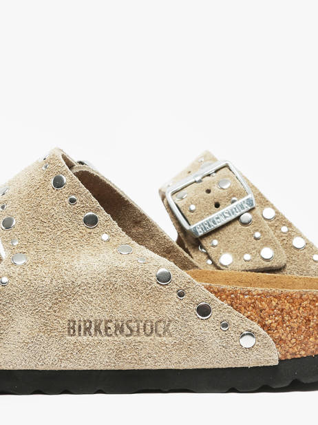 Mules Arizona Rivet En Cuir Birkenstock Marron women 1029390 vue secondaire 2