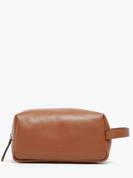 Trousse De Toilette Flandres Cuir Etrier Marron flandres EFLA920M