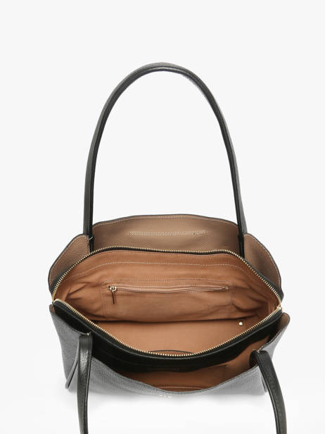 Sac Porté épaule Ida Double Cuir Lancaster Noir ida double 85 vue secondaire 3