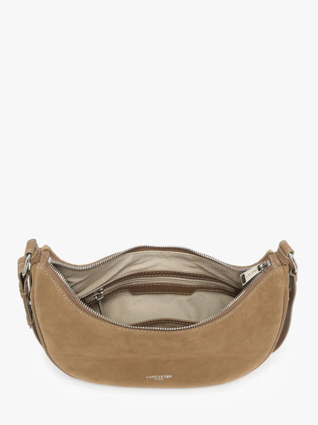 Sac Porté épaule Suede Cuir Lancaster Beige suede 82 vue secondaire 3