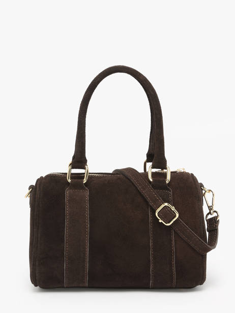 Sac à Main Velvet Cuir Milano Marron velvet VE25066 vue secondaire 4
