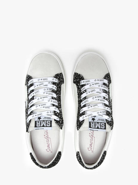 Sneakers Maya En Cuir Semerdjian Noir women MAYA vue secondaire 3