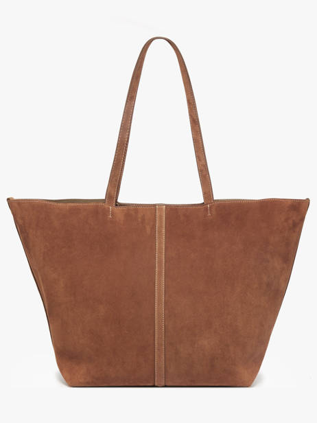 Sac Porté épaule Cabas Cuir Vanessa bruno Marron cabas 29V40873 vue secondaire 4