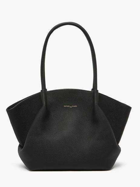 Sac Porté épaule Galatée Cuir Nathan baume Noir nymphea 3 vue secondaire 5