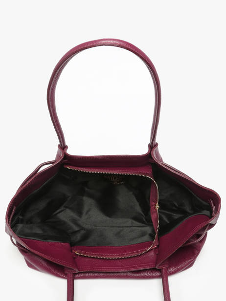 Sac Porté épaule Caviar Cuir Milano Rouge caviar CA25062 vue secondaire 3