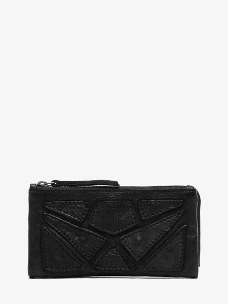 Portefeuille Cuir Biba Violet heritage DON4L