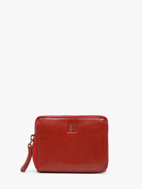 Porte-monnaie Texas Cuir Biba Marron heritage BT11