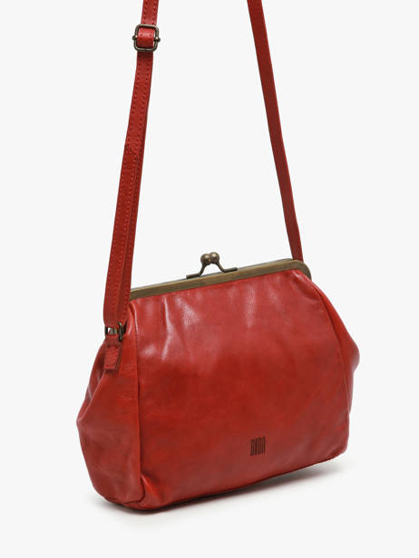 Sac Bandoulière Heritage Cuir Biba Marron heritage BT22 vue secondaire 2