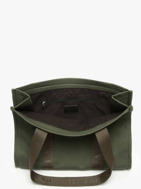 Sac Porté épaule Cabas Coton Vanessa wu Vert cabas MA0135 vue secondaire 3
