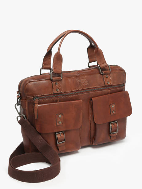 Porte Documents (main) Basilic pepper Beige traveler BTRA08 vue secondaire 1