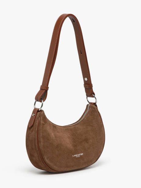 Sac Bandoulière Suede Cuir Lancaster Marron suede 81 vue secondaire 2