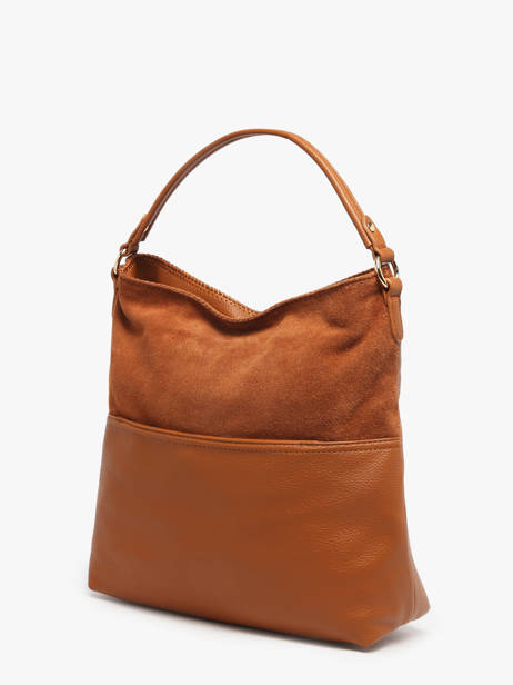 Sac Porté épaule Brodery Polyester Torrow Marron brodery TBRO01 vue secondaire 2