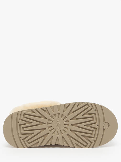 Bottines Plateforme En Cuir Ugg Beige women 1171393 vue secondaire 4