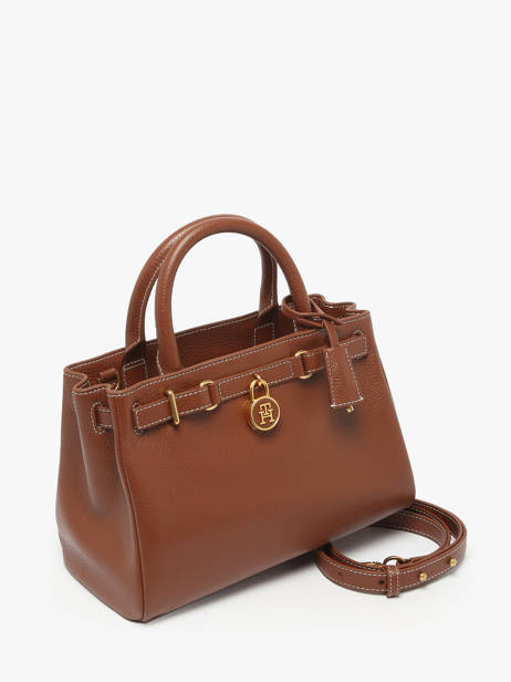 Sac Porté Main American Icon Cuir Tommy hilfiger Marron american icon AW17926 vue secondaire 1