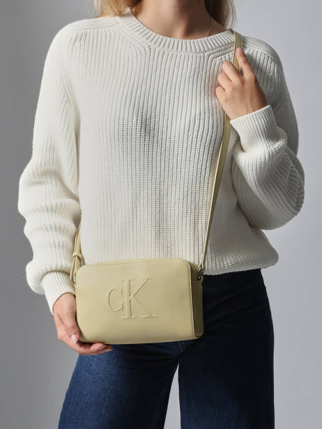Sac Bandoulière Sculpted Calvin klein jeans Marron sculpted 4K3036G vue secondaire 1