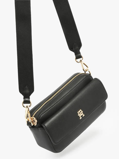 Sac Bandoulière Th Distinct Polyurethane Tommy hilfiger Noir th distinct AW17455 vue secondaire 1