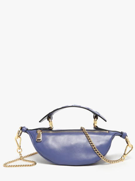 Sac Xs Origami Cuir Lancel Bleu origami A12526 vue secondaire 4