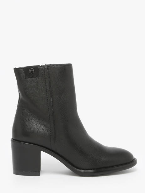 Bottines à Talon En Cuir Tamaris Noir women 45
