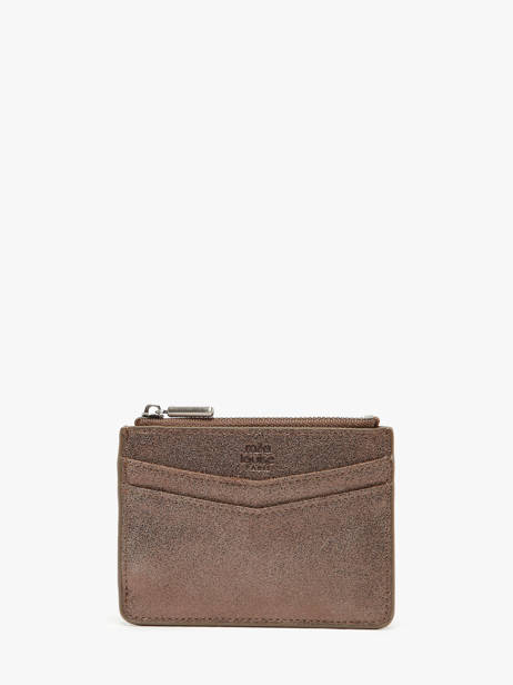 Porte-cartes Cuir Mila louise Marron vintage 3570X