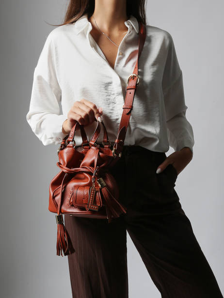 Sac Seau S Premier Flirt Cuir Lancel Rouge premier flirt A10109 vue secondaire 1