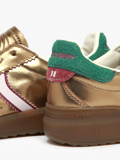 Sneakers En Cuir Coolway Or women 7693294 vue secondaire 3