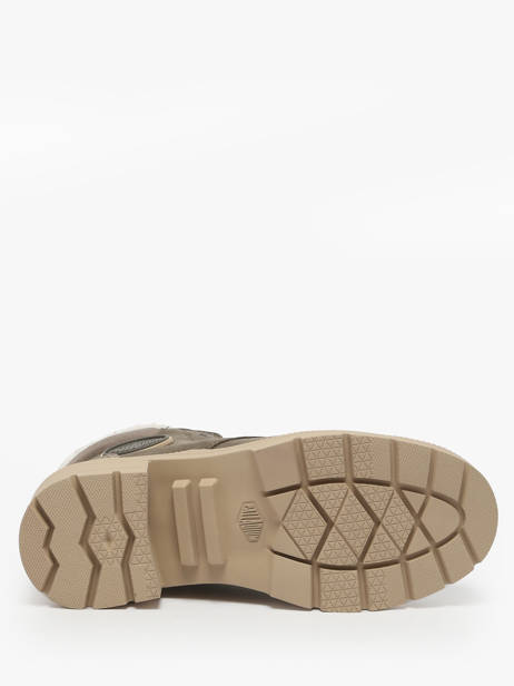 Bottines à Talon En Cuir Palladium Vert women 99527281 vue secondaire 4