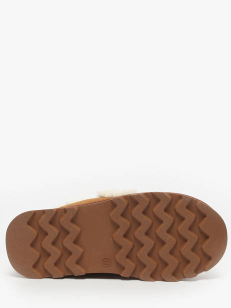 Mocassins En Cuir Nathan baume Marron women 252N8503 vue secondaire 4