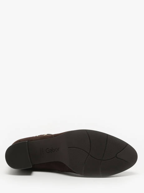 Bottines à Talon En Cuir Gabor Marron women 18 vue secondaire 4