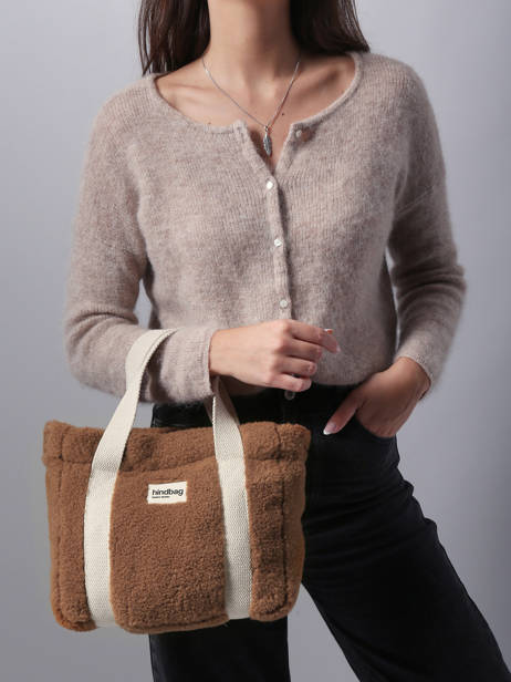 Sac Porté Main Teddy Hindbag Marron teddy TE vue secondaire 1