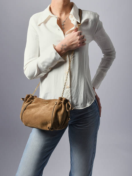 Sac Bandoulière Premium Cuir Gerard darel Marron premium DCS07400 vue secondaire 1