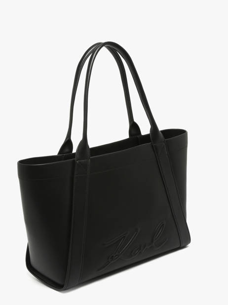 Sac Porté épaule K/ville Cuir Karl lagerfeld Noir k ville B1W30066 vue secondaire 2