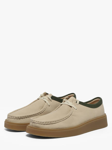 Chaussures Derbies En Cuir Clarks Beige men 26187197 vue secondaire 2