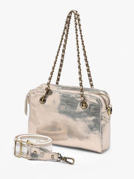 Sac Porté épaule Vintage Cuir Mila louise Blanc vintage 3889RX vue secondaire 2