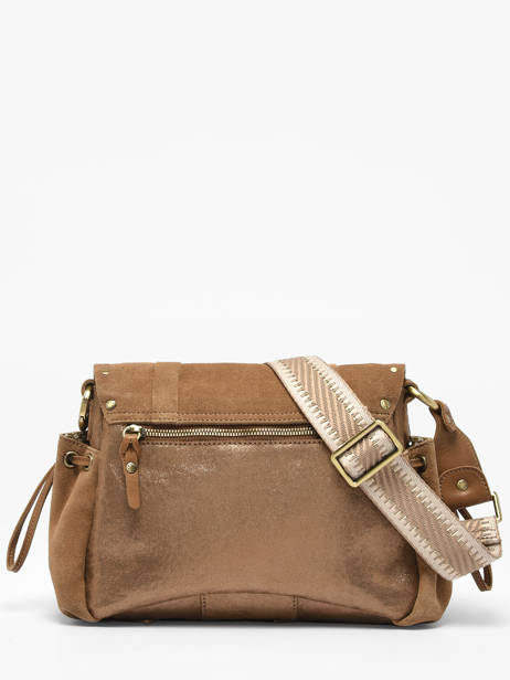 Sac Bandoulière Vintage Cuir Mila louise Marron vintage 3861XVC vue secondaire 3