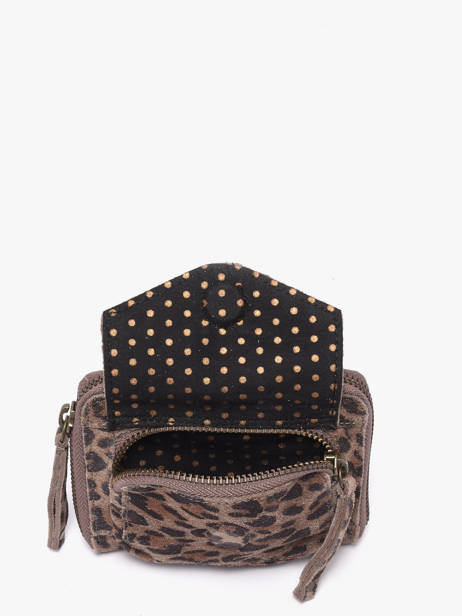 Porte-monnaie Naina Cuir Pieces Beige naina 17117178 vue secondaire 2