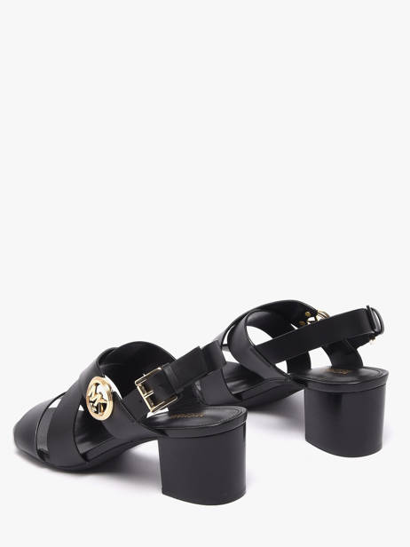 Sandales à Talon En Cuir Michael kors Noir women EMS1L001 vue secondaire 2