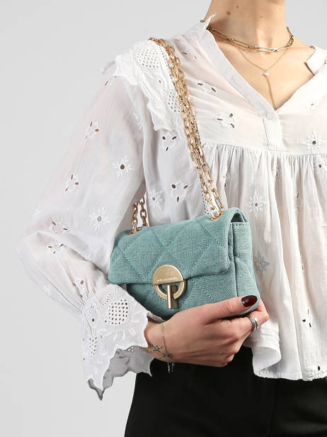 Sac Bandoulière Moon Lin Vanessa bruno Bleu moon 70V40326 vue secondaire 1