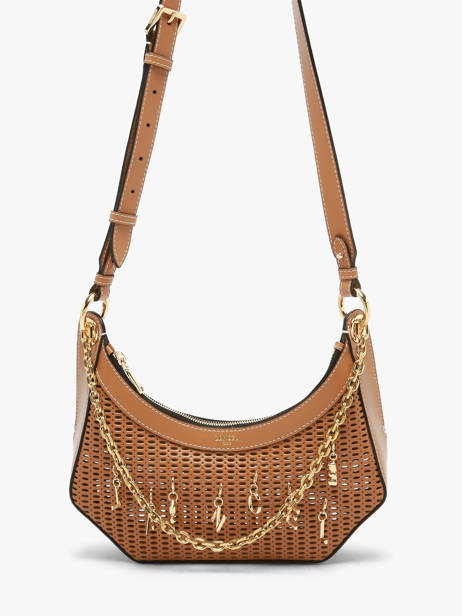 Sac Bandoulière M Croisette Charms Cuir Lancel Marron croisette A14012 vue secondaire 2