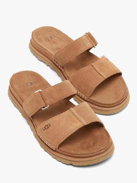 Mules En Cuir Ugg Marron women 1178590 vue secondaire 1