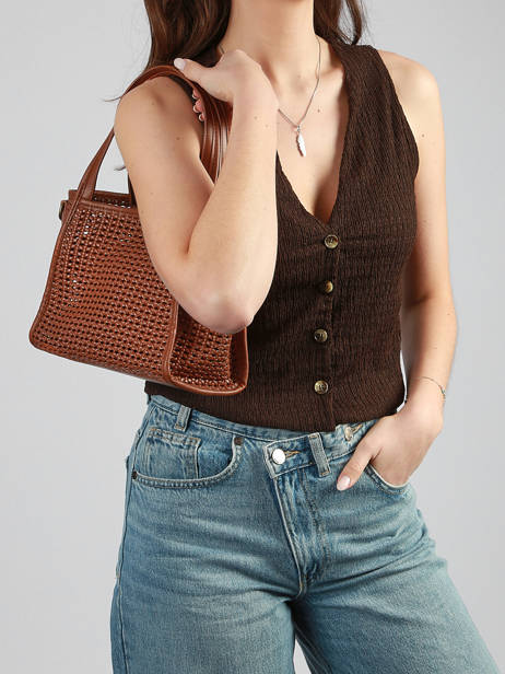 Sac Porté épaule Et Bandoulière Tresse Miniprix Marron tresse 19753 vue secondaire 1